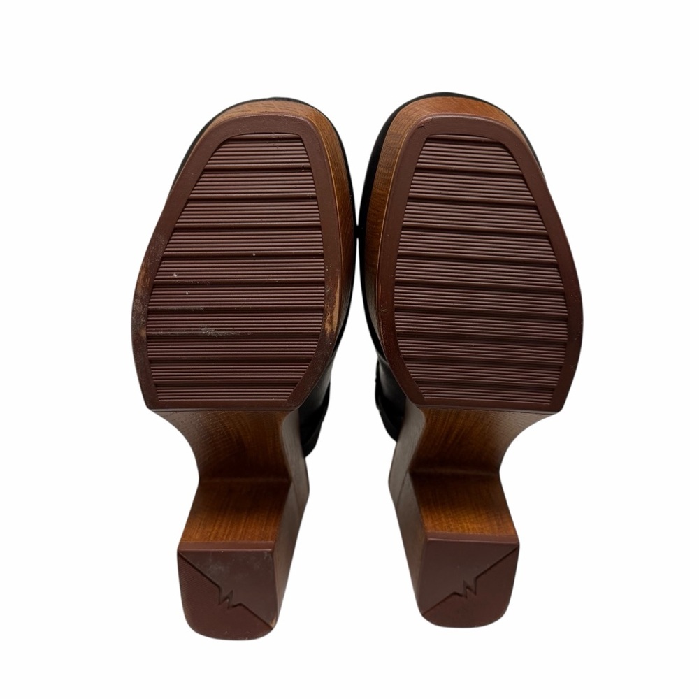 White Mountain Solid Black/Brown Clogs - image 5